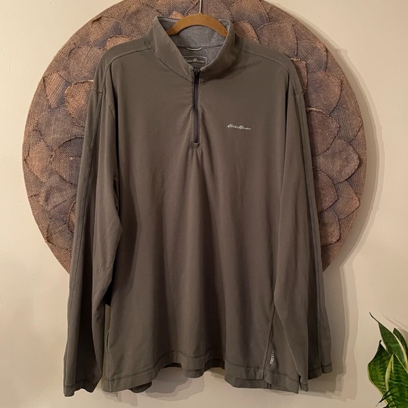 Eddie Bauer Travex Lightweight Quarter Zip Pullover